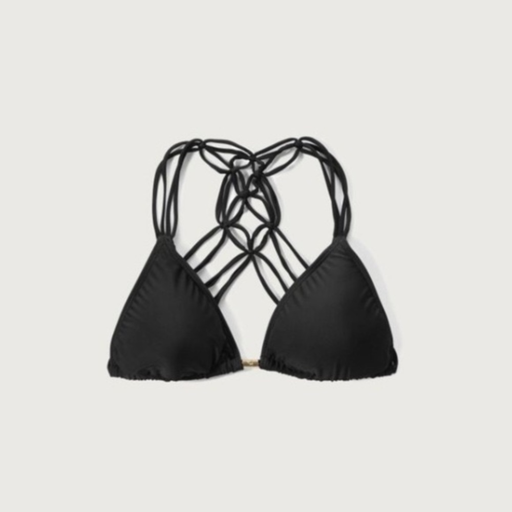 A&F Macrame Triangle Swim Top